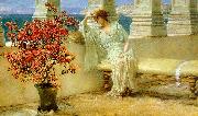 Alma Tadema Her Eyes are with Her Thoughts china oil painting reproduction